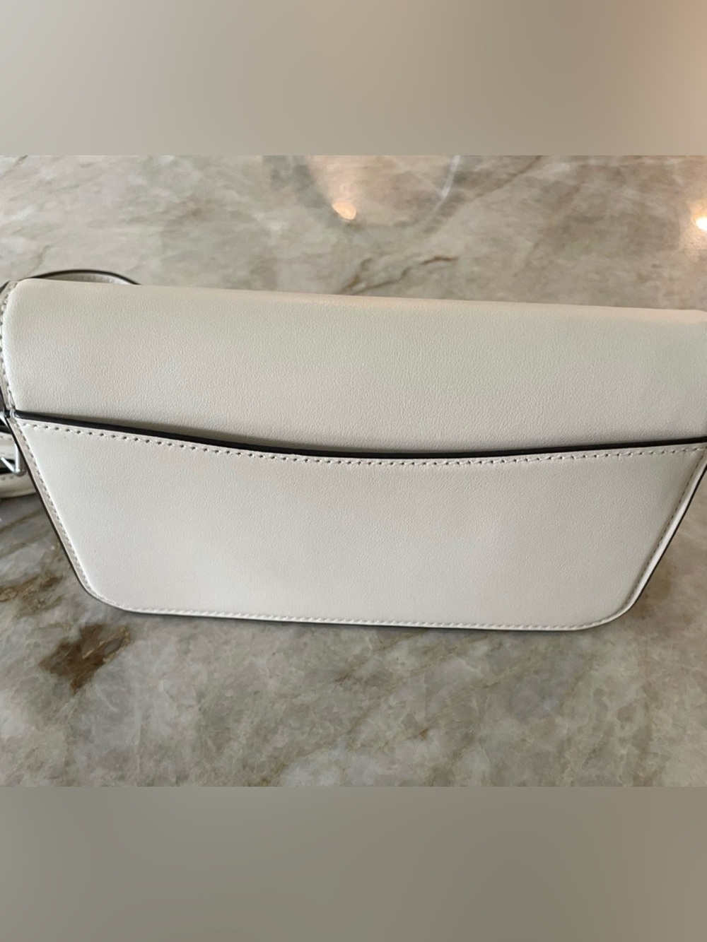 Coach Toni Cream Leather Logo Crossbody - Picture 2 of 5